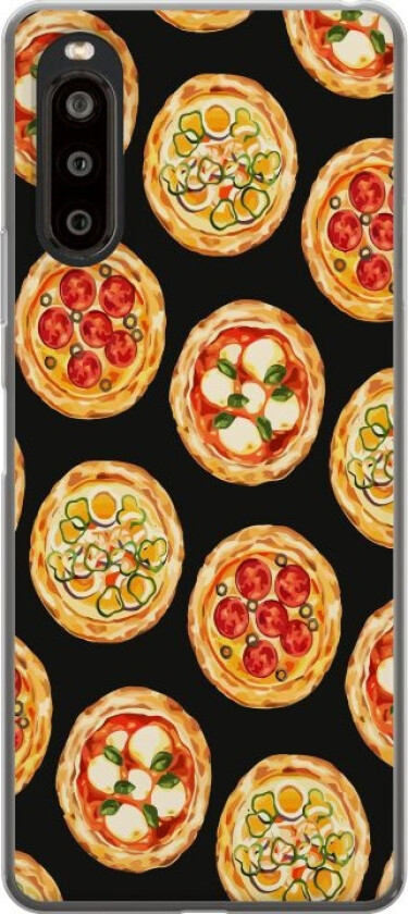Mobildeksel til Sony Xperia 10 II med Pizza motiv