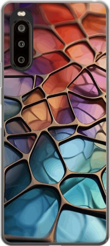 Mobildeksel til Sony Xperia 10 II med Metalliskt mønster motiv
