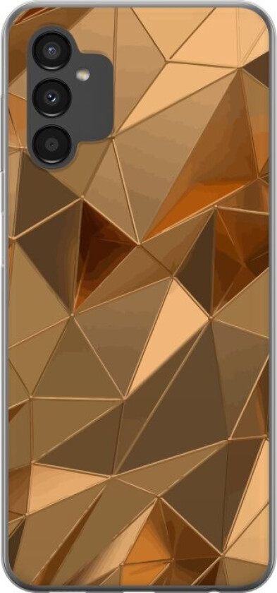 Mobildeksel til Samsung Galaxy A04s med 3D Gull motiv