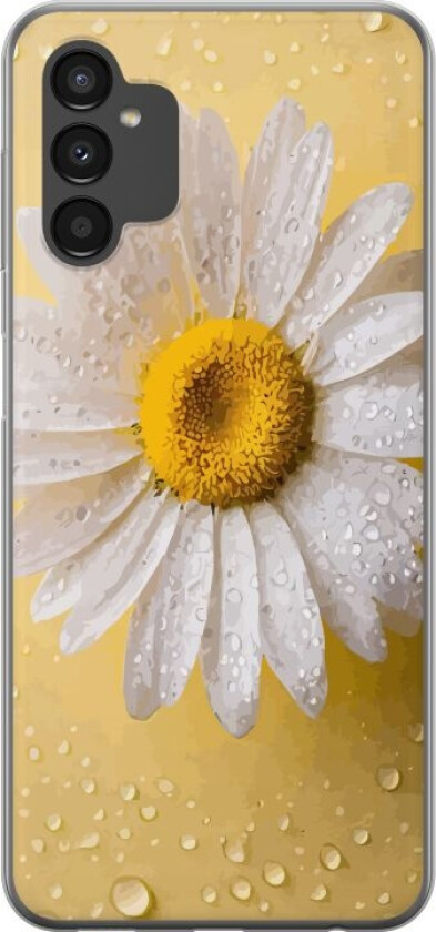 Mobildeksel til Samsung Galaxy A04s med Porselensblomst motiv