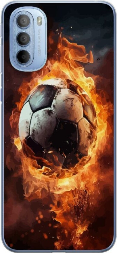 Mobildeksel til Motorola Moto G31 med Fotball motiv