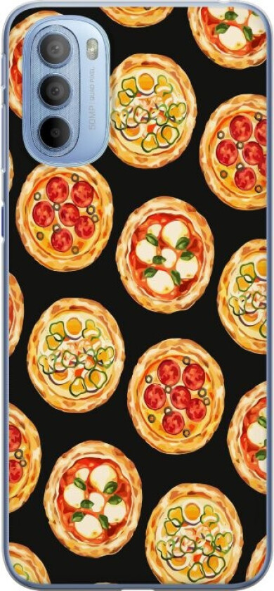 Mobildeksel til Motorola Moto G31 med Pizza motiv