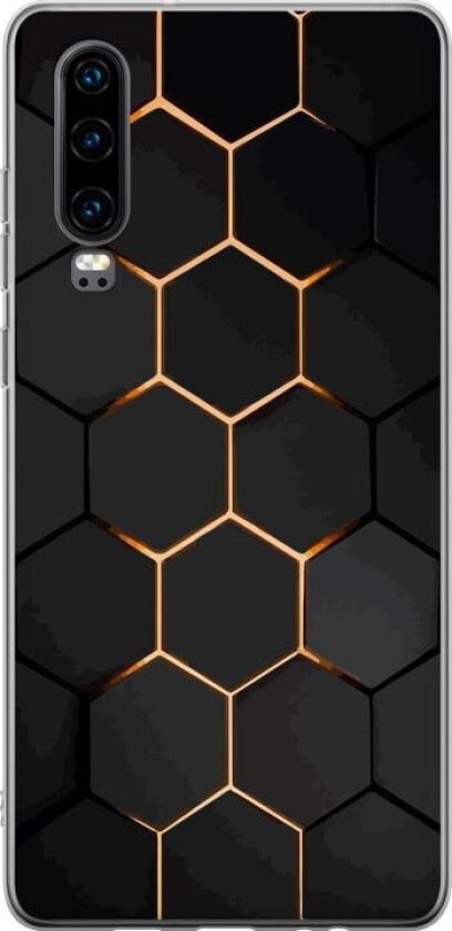 Mobildeksel til Huawei P30 med Luksuriøst Mønster motiv