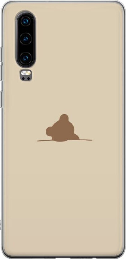 Mobildeksel til Huawei P30 med Nalle motiv