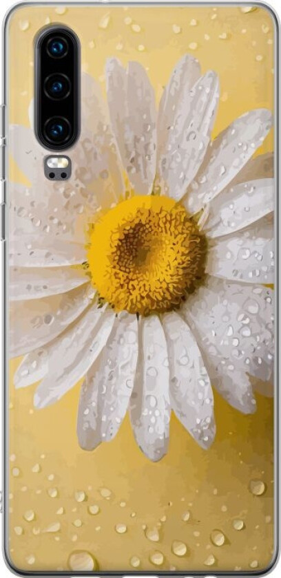 Mobildeksel til Huawei P30 med Porselensblomst motiv