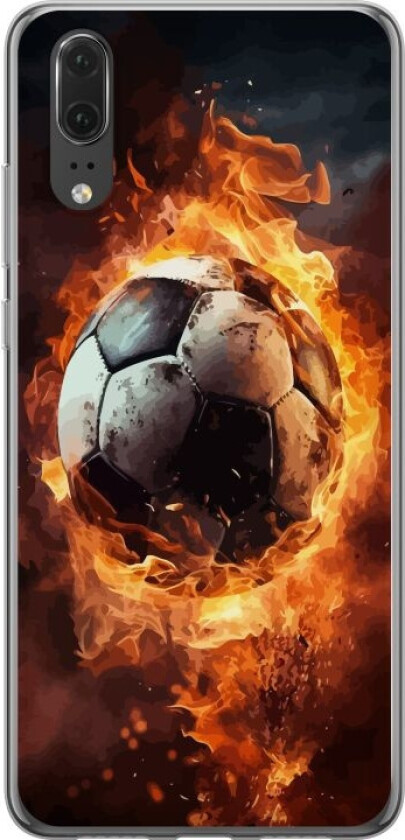 Mobildeksel til Huawei P20 med Fotball motiv