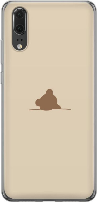 Mobildeksel til Huawei P20 med Nalle motiv