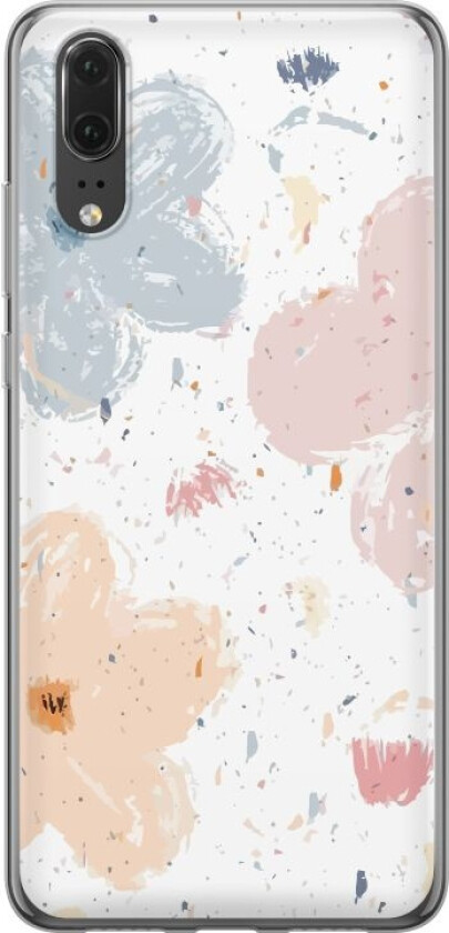 Mobildeksel til Huawei P20 med Blomster motiv
