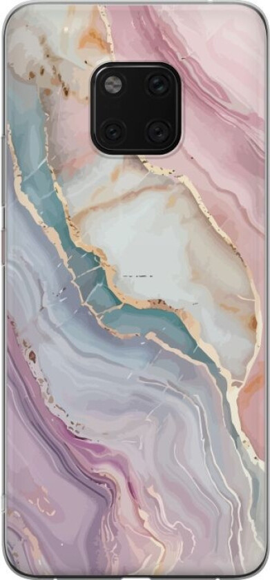 Mobildeksel til Huawei Mate 20 Pro med Marmor motiv