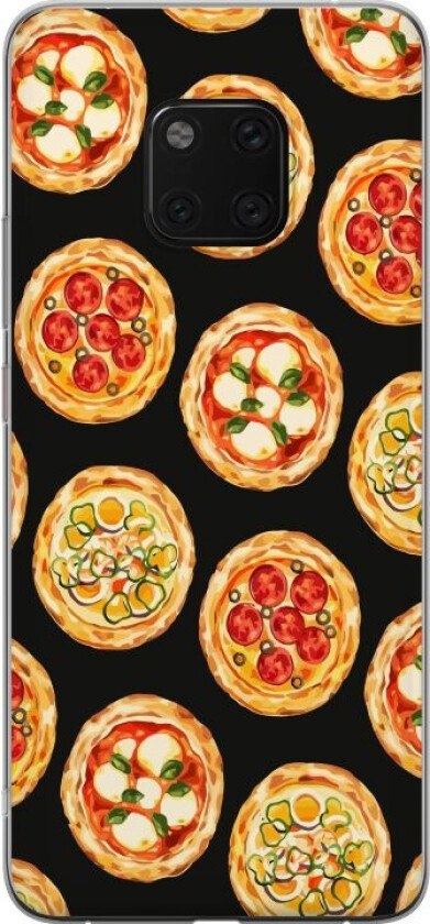 Mobildeksel til Huawei Mate 20 Pro med Pizza motiv