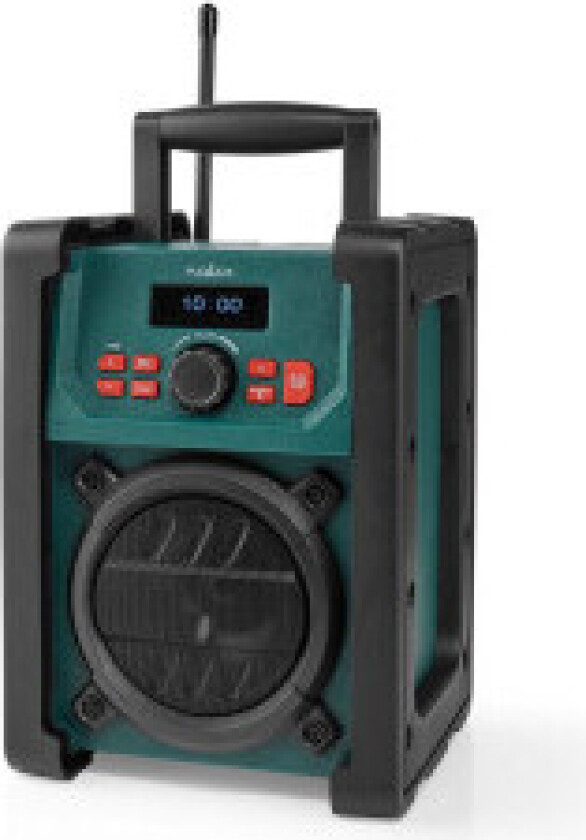 DAB+ Radio | Jobsite Radio | DAB+ / FM | 2.2 " | Svart hvit skerm | Batteri drevet / Nettstrøm drevet | Digitalt | 15 W |