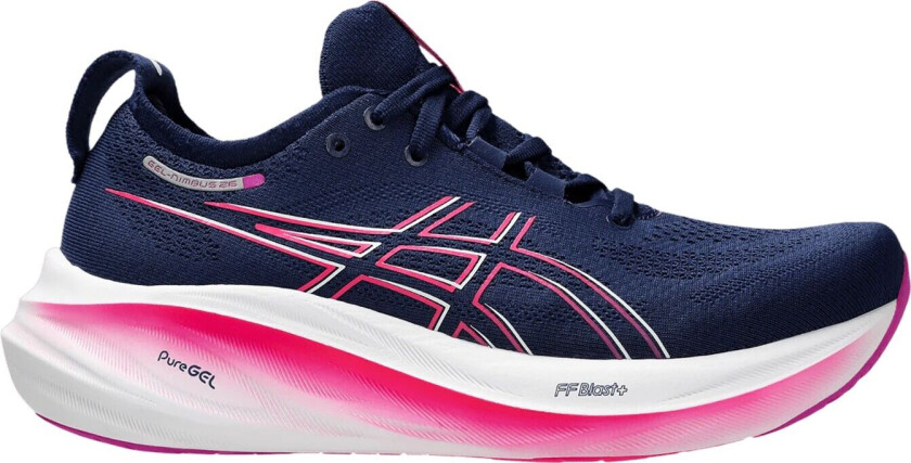 Gel-Nimbus 26, løpesko, dame Blue/bold Magenta
