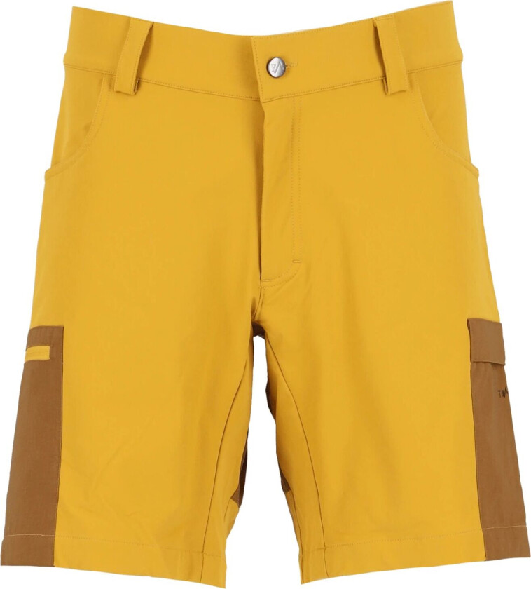 Tind Trekking Shorts, turshorts, herre Mustard