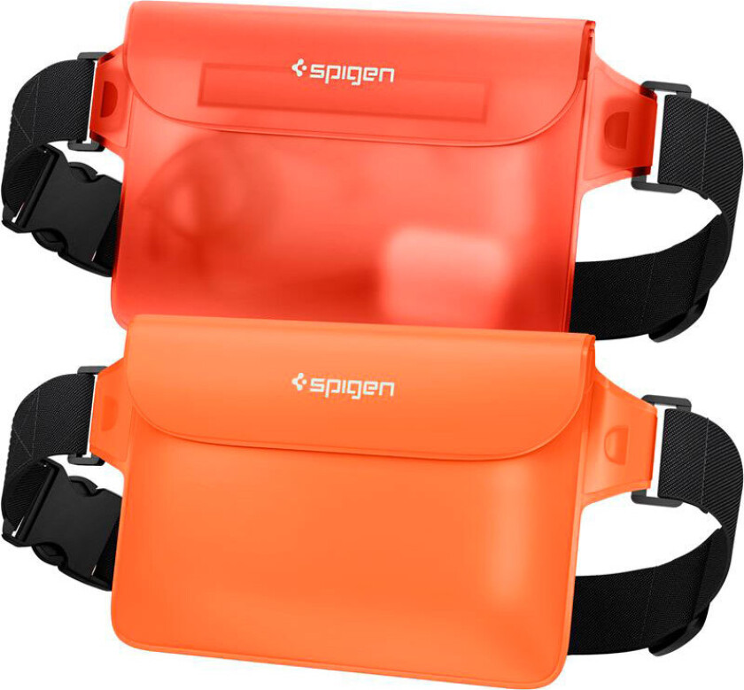 Aqua Shield WaterProof Waist Bag A620 2 Pack sunset orange