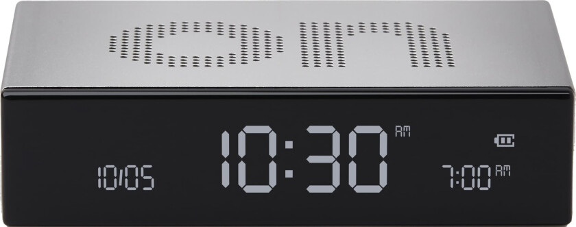 Flip Premium vekkerklokke LR152A (Aluminium)