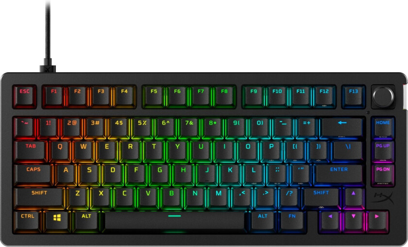 HyperX Alloy Rise - Tastatur - Dansk - Svart