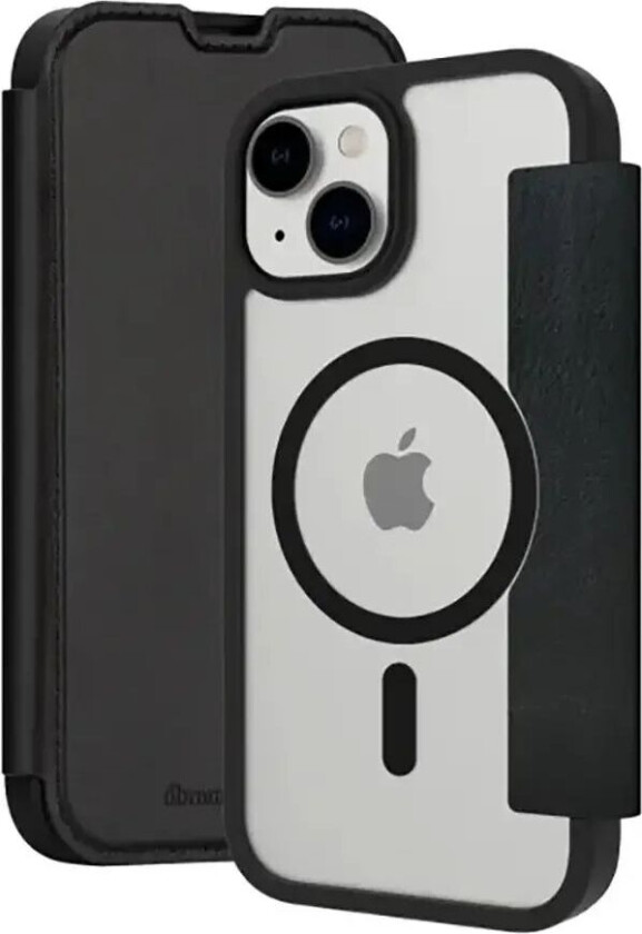 Dbramante1928 Helsinki MagSafe iPhone 14 lommebokdeksel (sort)