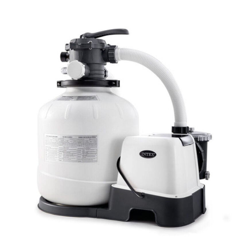 Kombosystem - Krystal Clear Sandfilterpumpe Og Saltvannssystem Opptil 56800 Liter