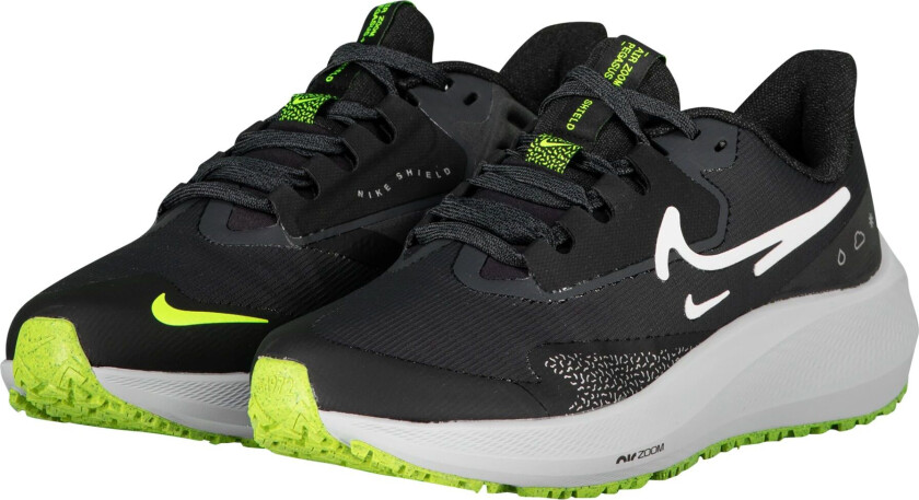 Air Zoom Pegasus 39 Shield, løpesko, dame BLACK/WHITE-DK SMOKE