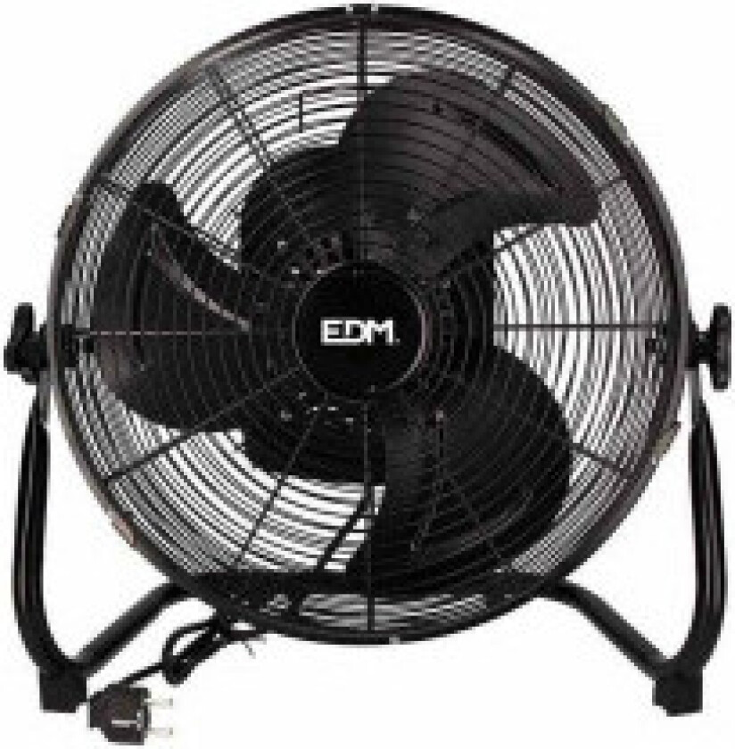 EDM Gulvvifte EDM Freshwind industrielt Svingning Svart 45 W Ø 35 x 44 cm
