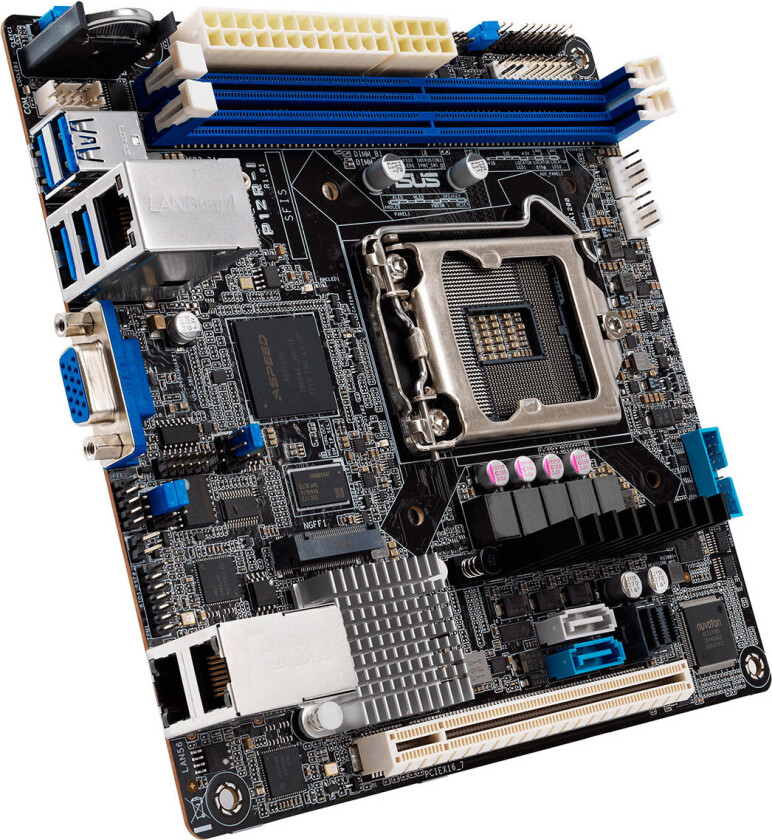 P12R-I Hovedkort - Intel C252 - Intel LGA1200 socket - DDR4 RAM - Mini-ITX