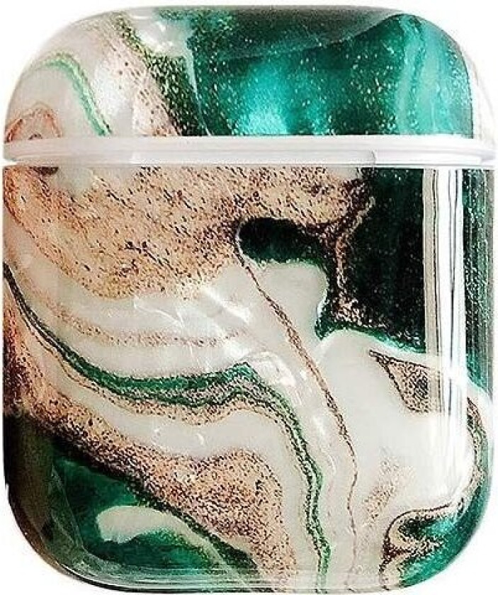 Beskyttelsesdeksel til AirPods - Grønn Marmor