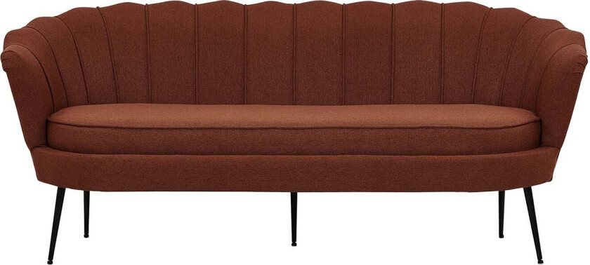 Calais sofa 3 seter rød.