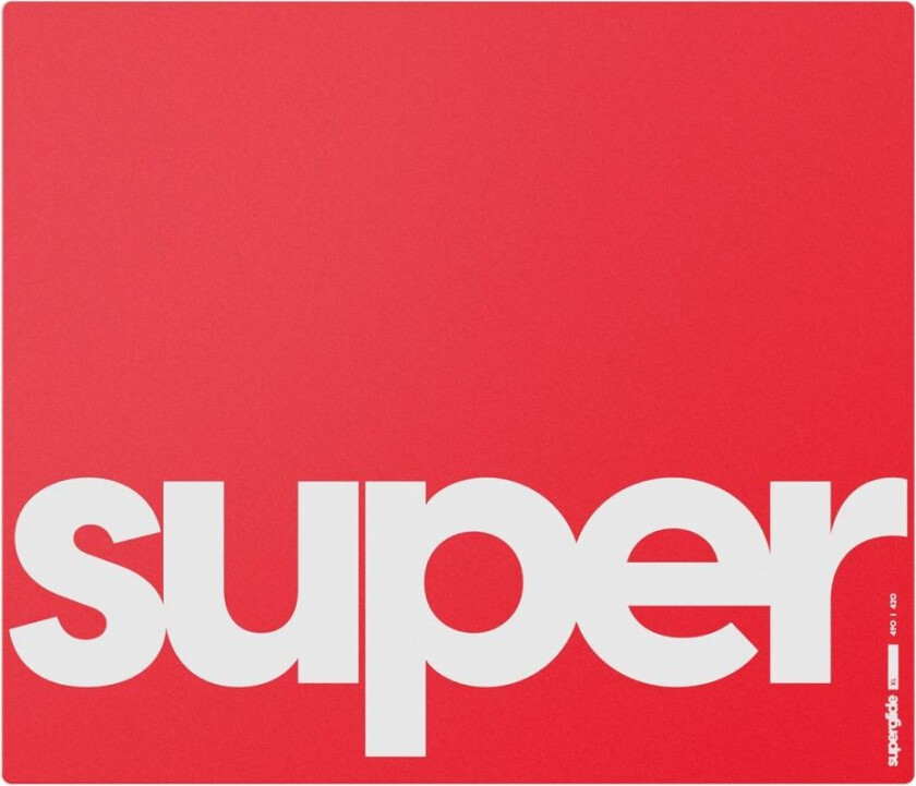 Glass Musematte - Xl - Rød