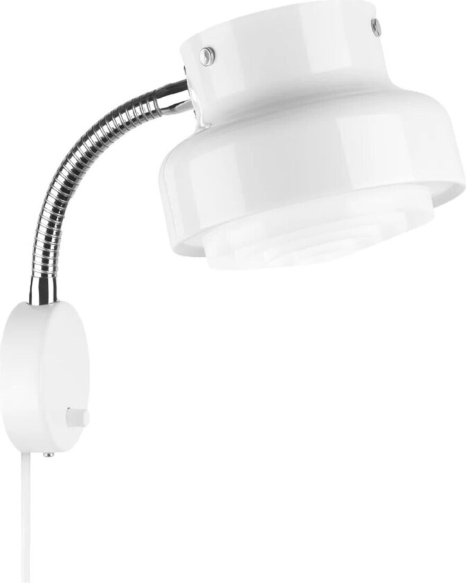 Bumling mini vegglampe hvit