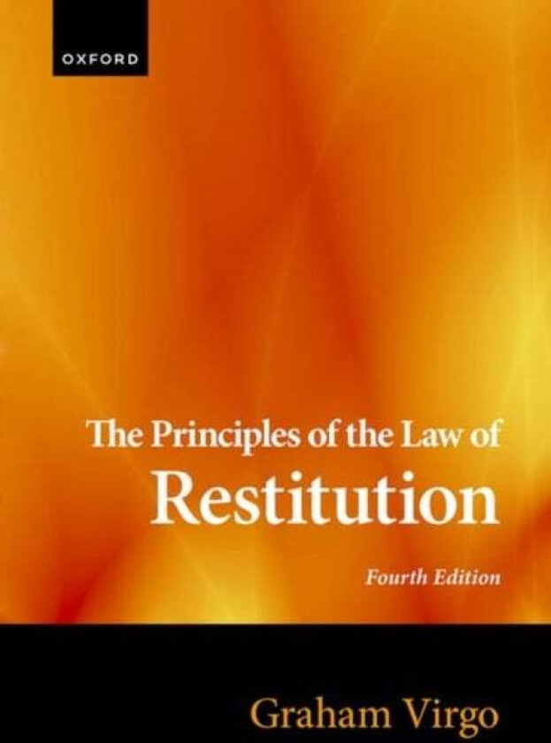 The Principles Of The Law Of Restitution Av Virgo
