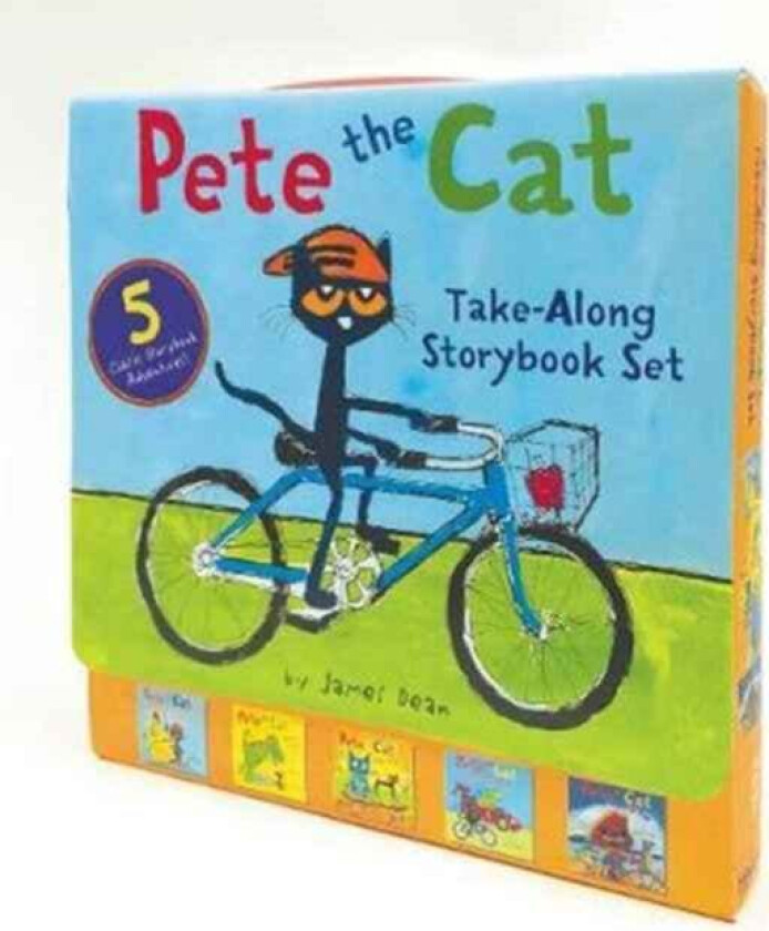 Pete The Cat Take-Along Storybook Set Av James Dean, Kimberly Dean