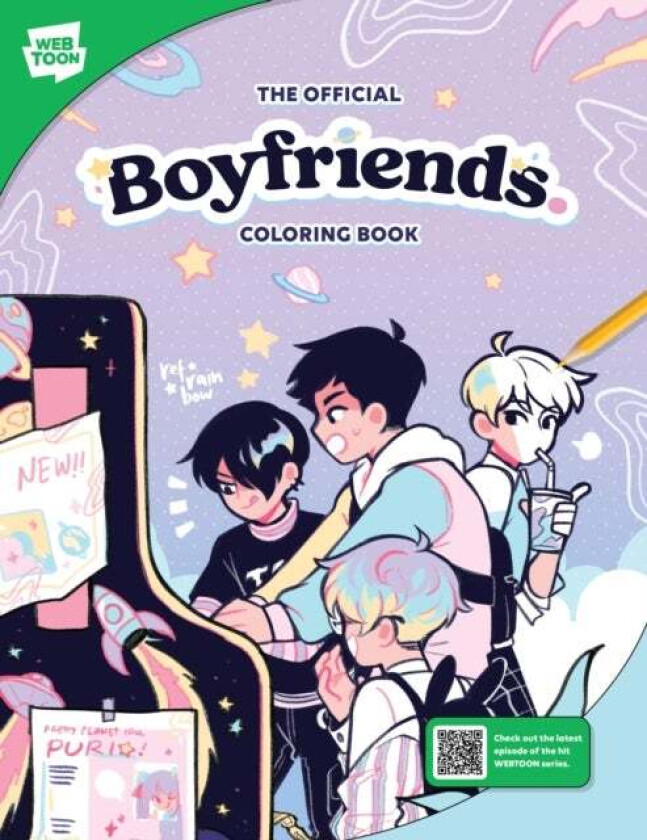 The Official Boyfriends. Coloring Book Av Refrainbow, Webtoon Entertainment, Walter Foster Creative Team