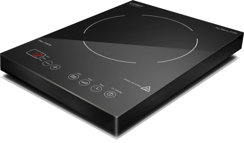 Bilde av Pro Menu 2100, Sort, Benkeplate, Sonebasert induksjon, Glass-keramikk, 1 zone(s), 1 zone(s)