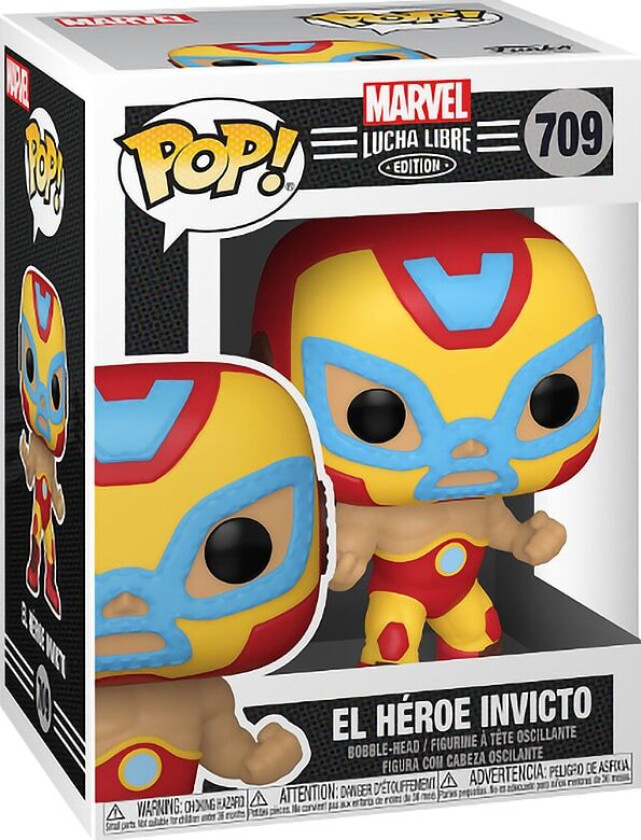 Samlefigurer Funko Pop! Marvel Lucha Libre - Iron Man Nº 709
