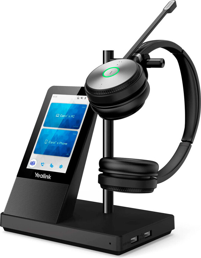 WH66 Dual X UC - Workstation - hodesett - full størrelse - DECT - trådløs