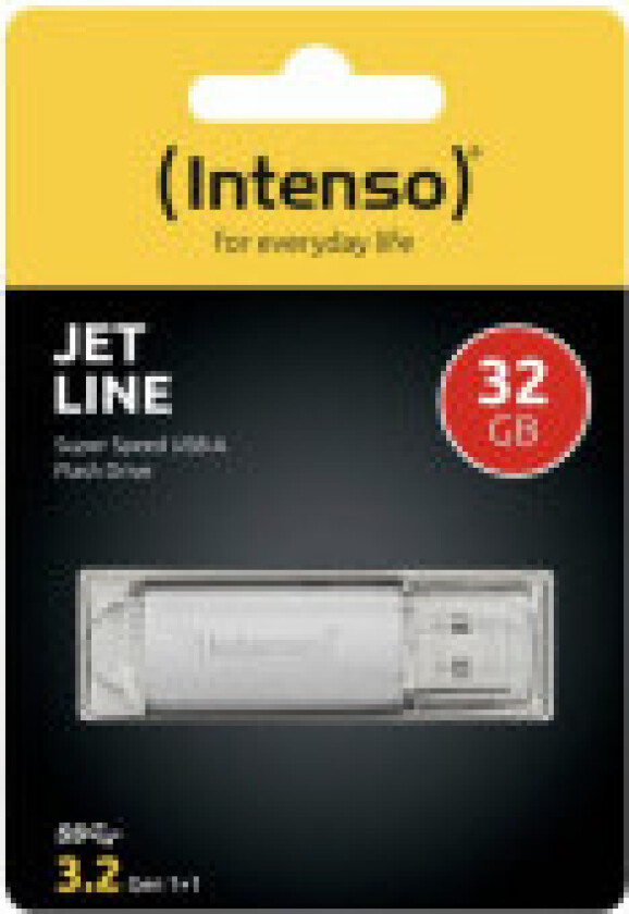 MEMORY DRIVE FLASH USB3.2 32GB/3541480, 32 GB, USB Type-A, 3.2 Gen 1 (3.1 Gen 1), 70 MB/s, Med lokk, Sølv