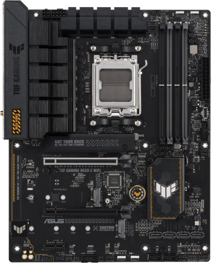 TUF GAMING B650-E WIFI Hovedkort - AMD B650 - AMD AM5 socket - DDR5 RAM - ATX