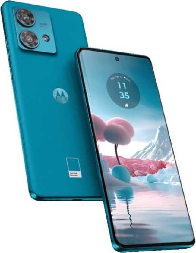 Edge 40 Neo - 5G smarttelefon - dobbelt-SIM - RAM 12 GB / Internminne 256 GB - pOLED display - 6.55" - 2400 x 1080 piksler (144 Hz) - 2x bak