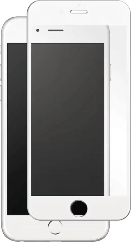 panzer iPhone 8/7/6S Full-Fit Silicate Glass white