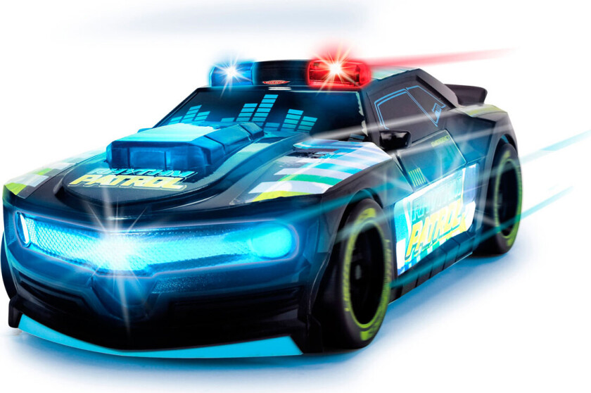 Streets N Beatz Politibil M/ Musikk Og Lys 20cm - Rythm Patrol