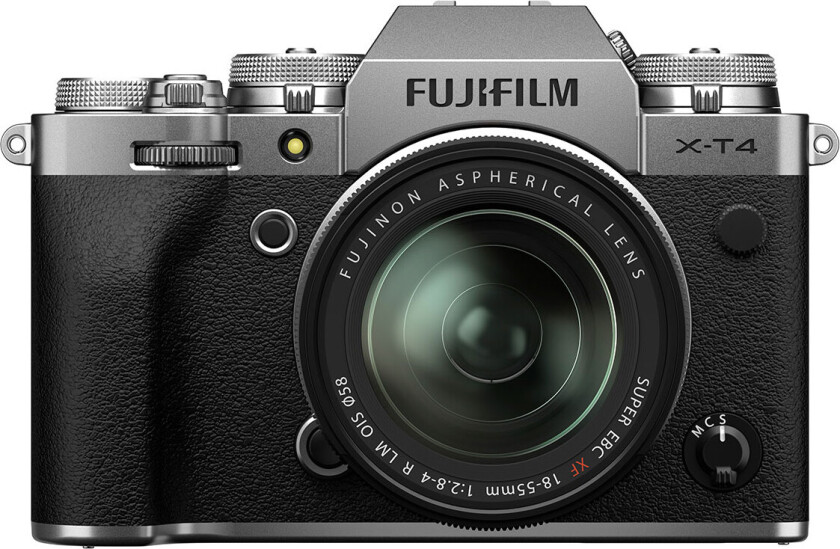 X T4, 26,1 MP, 6240 x 4160 piksler, X-Trans CMOS 4, 4K Ultra HD, Berøringsskjerm, Sort, Sølv