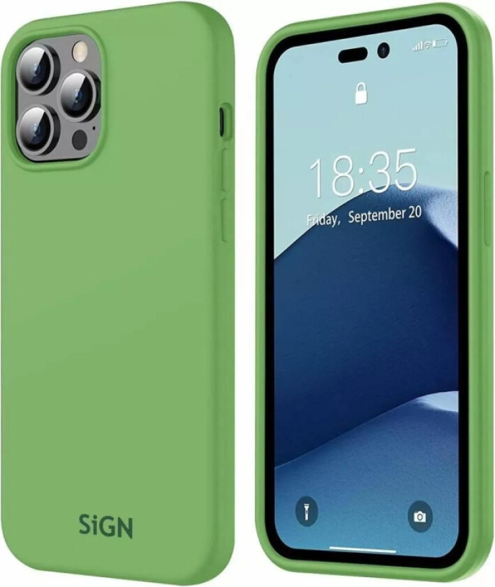SiGN Liquid Silicone Case for iPhone 14 Pro Max - Jade Green