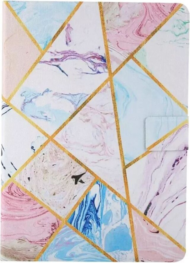 iPad (2018) / iPad (2017) Skinndeksel med Stativ - Marmor Mønster