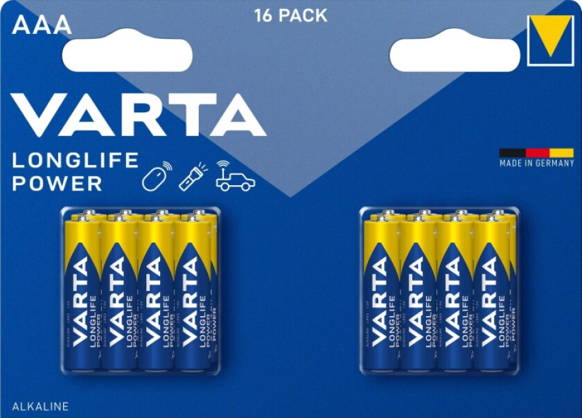Longlife Power AAA 16 Pack (B)