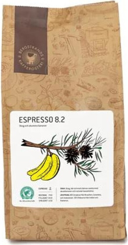 Bilde av bergstrands Espresso bönor 8.2 - 1000g