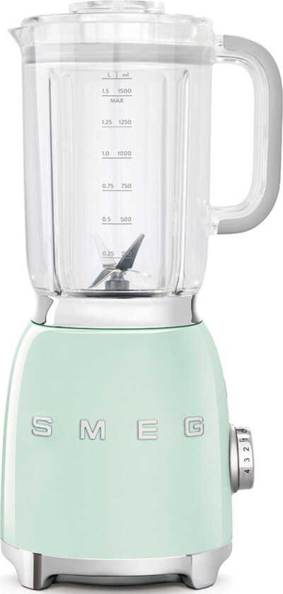 SMEG 50's Style BLF01PGEU - Mikser - 1.5 liter - 800 W - pastellgrønn