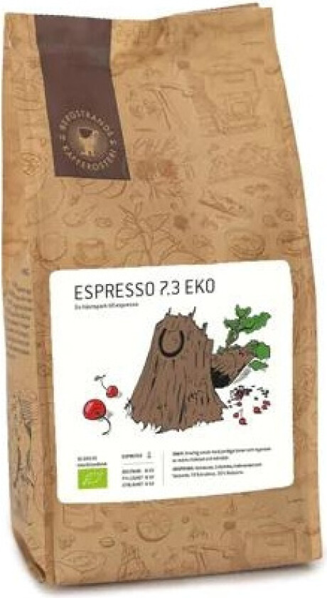 Bilde av bergstrands Espresso bönor 7.3 EKO - 1000g