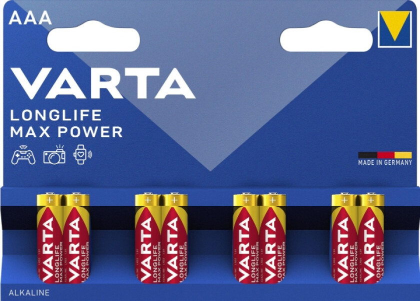 Longlife Max Power AAA 8 Pack (B)