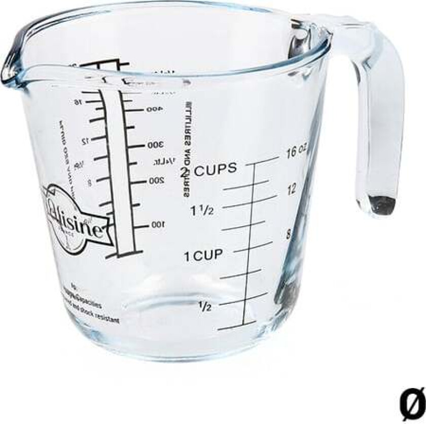 Målebeger Ô Cuisine Gjennomsiktig Glass