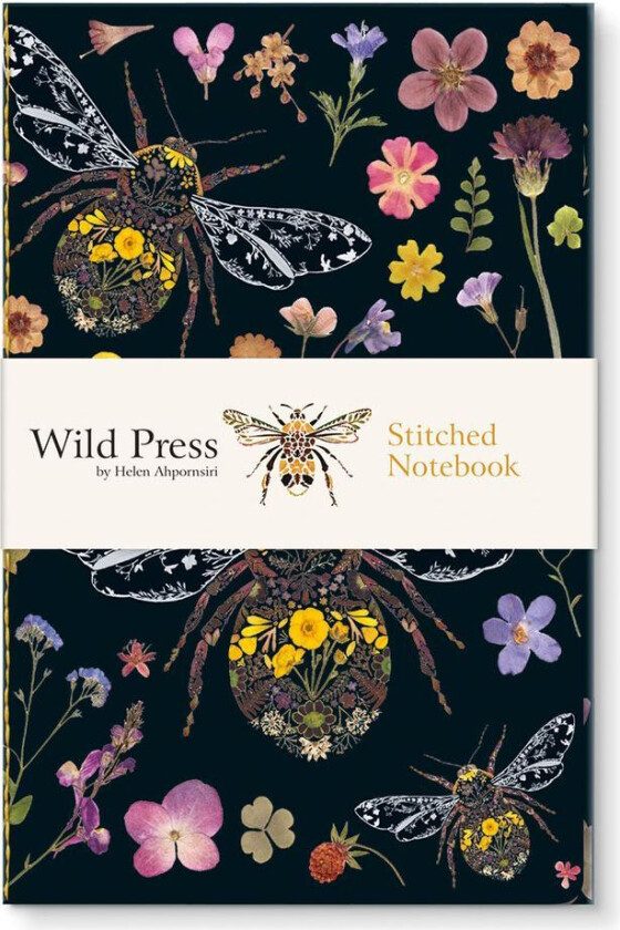 Notatbok A6 Sydd Wp Three Bumblebees